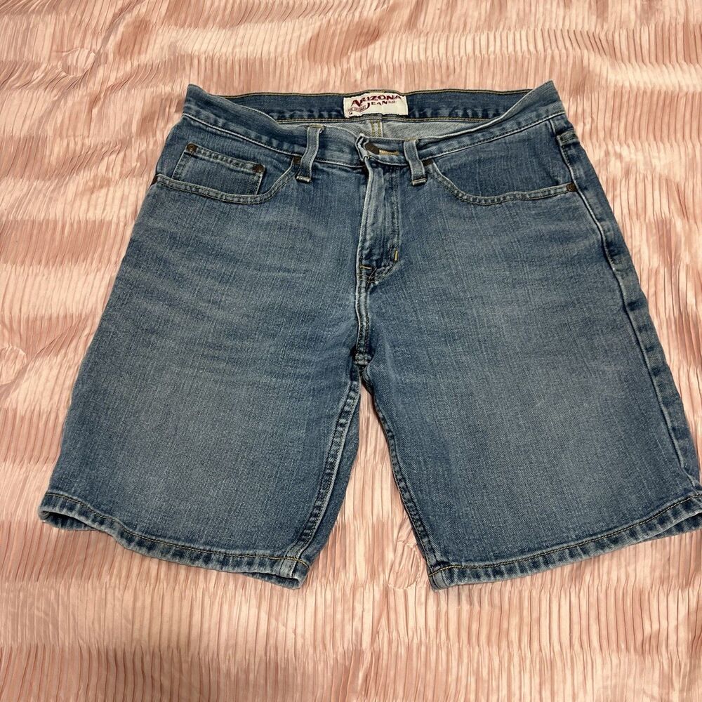 Vintage Arizona Jeans Blue Jean Shorts Jorts Y2k Size 31 (actual 32”)